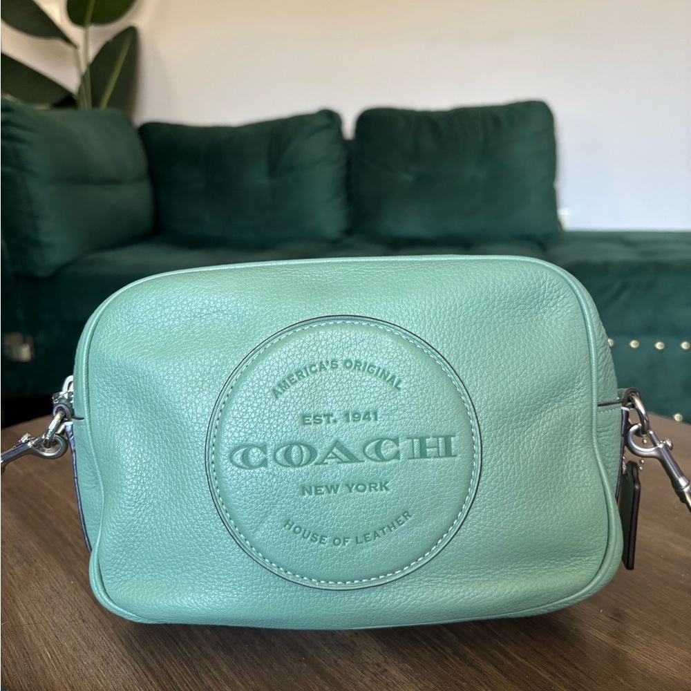 Coach Dempsey Leather Camera/Crossbody Bag